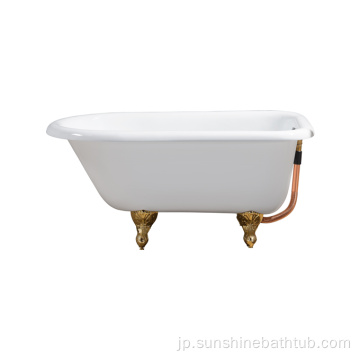 クローフット付きビンテージベイビー鋳鉄製の浴槽